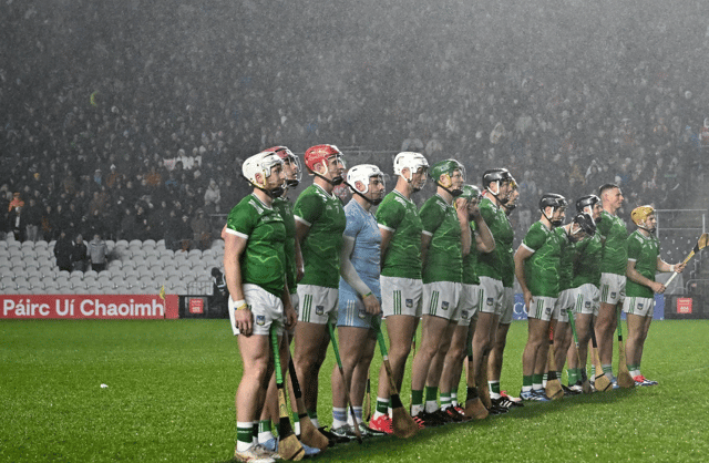 The Limerick hurling team ahead of the league clash with Cork last year | PICTURE: Sportsfile
