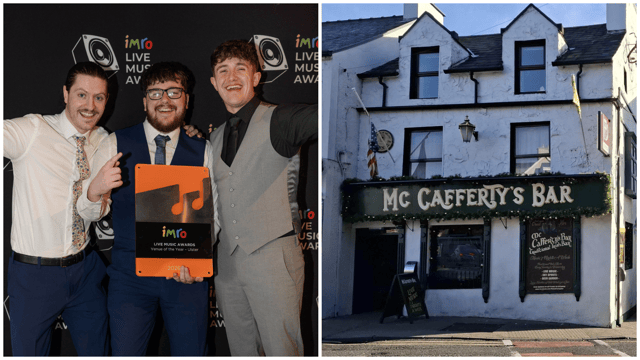 McCafferty's Bar in Donegal Town celebrates award