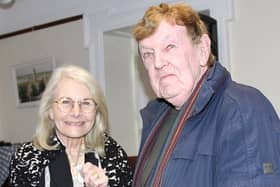 “Love and Honour” was the title of the Musical Tribute celebrating the Brontes held in the Crank House. It was also Charlotte’s birthday. Pictured at the event were Christine O’Dowd and Ray Flannery.