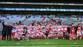 The Derry panel that won the Richie McElligott Cup in 2023. PHOTO: Ray McManus/Sportsfile.