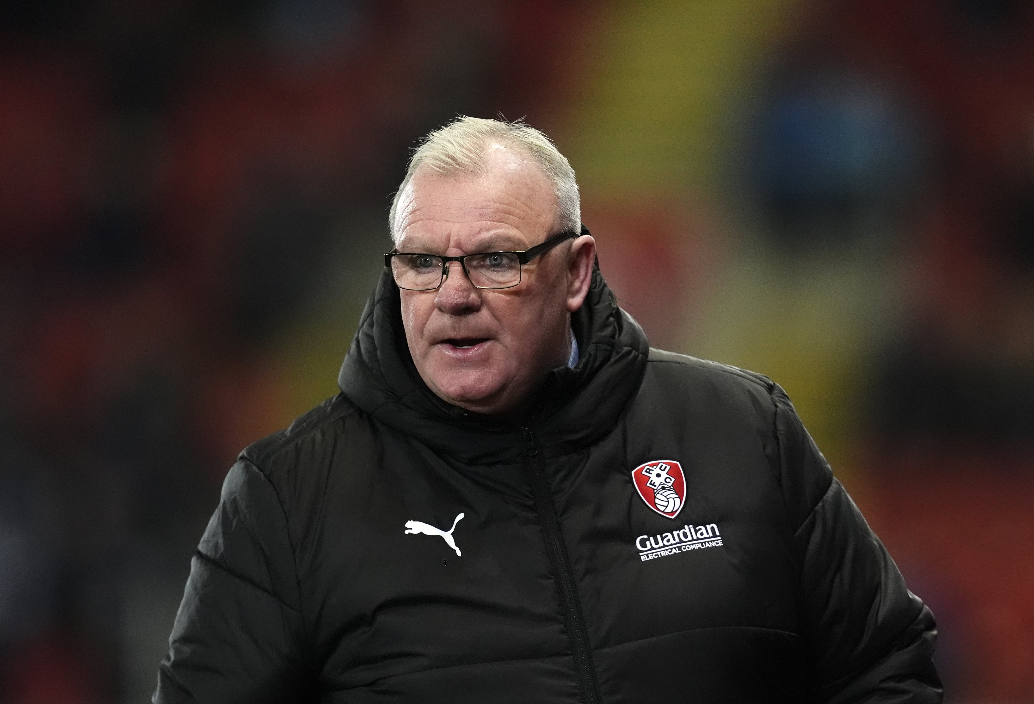 Steve Evans singing with supporters as Bristol Rovers end home run with ...