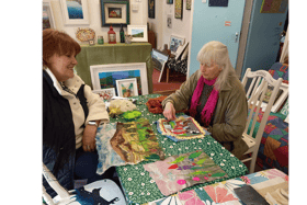 Felt-maker Liz Martin and artist Sheila Wood recreating treasured memories in fabric  for  The Memory Keep project at the Tudor Artisan Hub in Carrick-on-Suir