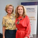 Outgoing President Anne Barber (L) with new President Claire McInerney Brown (R). Photo: Vicky Comerford