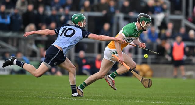 Ter Guinan speeding away from Fergal Whitely