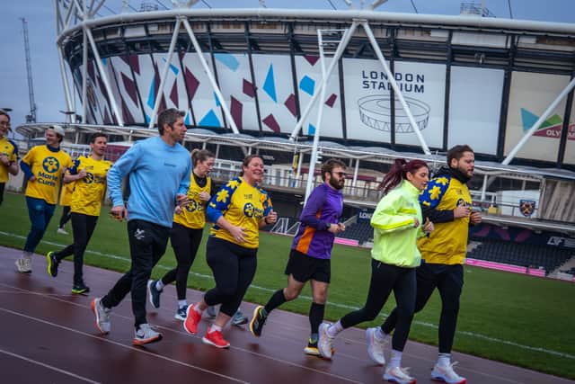 “Although he’d passed before I’d done the London Marathon, I knew he was very proud and there with me as well.”