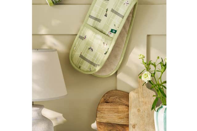 It sounds minor, but Grossman says changing your tea towels and oven gloves is one of the cheapest and most effective ways to brighten up a kitchen.