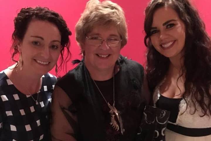 Marion Acreman, MacDonagh Junction centre manager, artist Ani Mollereau and Donna Byrne, Marketing Manager MacDonagh Junction