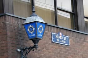 The man is being detained at Henry Street garda station
