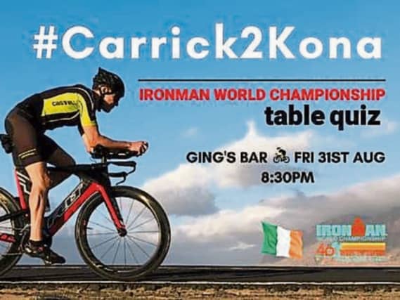 Table Quiz in aid of Carrick Ironman Donnacha Holmes