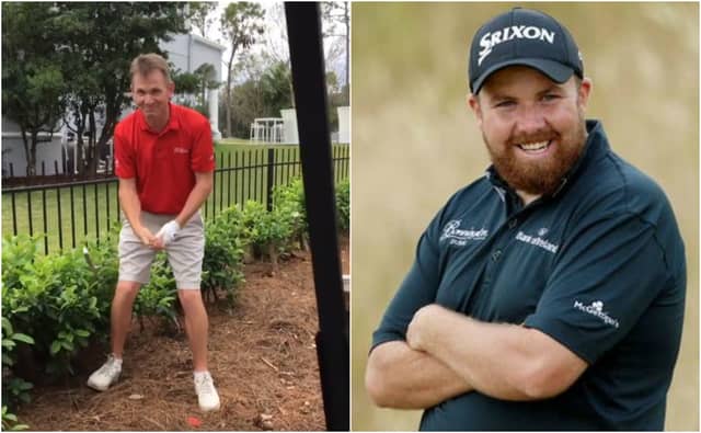 WATCH: Shane Lowry laughing at his caddie's attempted rescue shot is pure gold