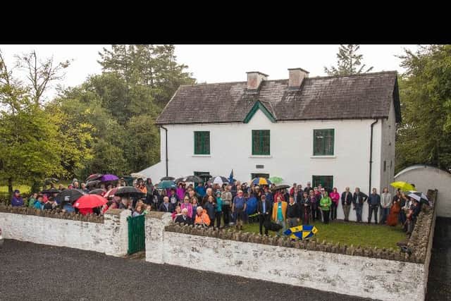 The national heritage site, Famine Warhouse 1848 was the location  of the state national famine commemoration led by An Taoiseach last September. On reaching their destination, Walk Leader Waylon White Deer made a moving address. He spoke of the similarities between the experiences of the Irish and the Choctaws. The Choctaw tribe owned vast territories in the US but the government pushed them 600 miles to the west. They lost 25% of their population when they were forced to embark on this 'Trail of Tears' in the dead of winter.