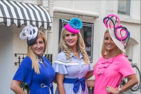 Siobhan Donohoe, Lorna Doogue  and Catherine Healy during An Evening of Elegance by Lady Lorna Designer Emporium PICTURE: PAT MOORE