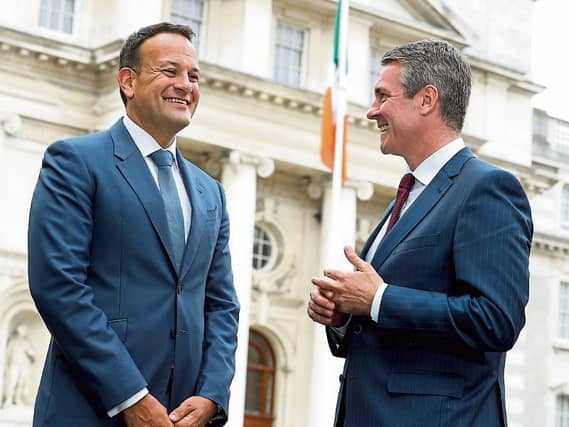 aoiseach Leo Varadkar joins EY Managing Partner, Frank O’Keeffe for the announcement