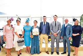 There was some spectacular style at Ballybrit  where I judged the best dressed