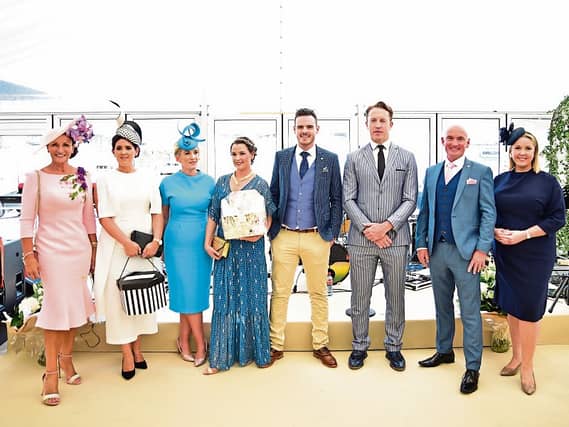 There was some spectacular style at Ballybrit where I judged the best dressed