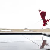 Vertical Dance: Fidget Feet performer Victoria McManus