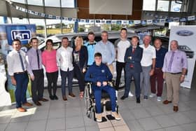 Neil Lyng, David Franks, Katie Power, Ritchie Hogan, Vanessa Cunningham, Ritchie Power, Michael O'Connell, Walter Walsh, Tommy Walsh, Eddie Keher, Derek McGrath, Michael Lyng with Ian O'Connell.