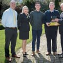 Arrabawn Co-Op Milk Supplier of the Year Award, sponsored by AIB, went to John Woods, Ballywilliam, pictured with, from left,  Pat O’Meara, agri adivsor, AIB;  Sharon Finnegan, retail manager,