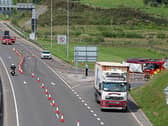 The scene of the fatal collision on the M18 Picture: Pat Flynn/Press 22