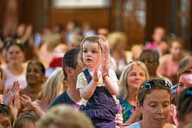 Emma O’Toole at last year's Children’s Novena at the Redemptorist Church  Picture: Oisin McHugh/True Media