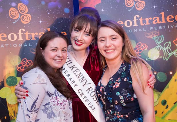 The Kilkenny Rose being congratulated on her win