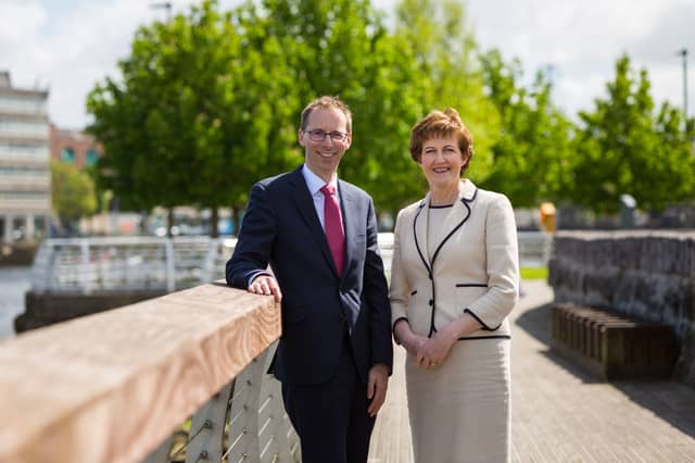 Jobs: Richard Maguire, Lead Partner, Mazars Limerick with Mairéad Divilly, Payroll Outsourcing Partner, Mazars
