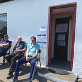 The polling station on Gola today.