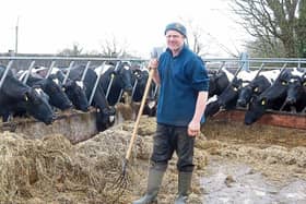 Eddie O’Malley at his farm in Cappamore |PICTURE: Michael Cowhey