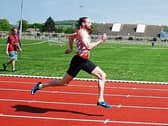 Gerard O'Donnell sprints to victory over 200m in France last Sunday