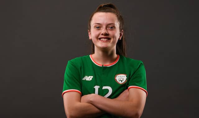 Republic of Ireland Women's Under-17 midfielder Tyler Toland / SPORTSFILE