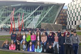 O.M.G. you guys!!! TY students, Borrisoleigh at the Bord Gais Energy Theatre attending Legally Blonde The Musical