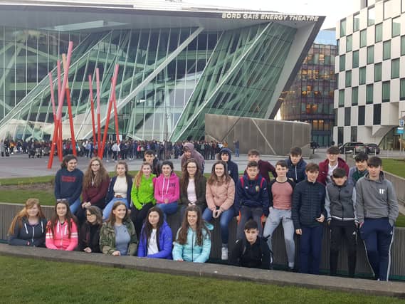 O.M.G. you guys!!! TY students, Borrisoleigh at the Bord Gais Energy Theatre attending Legally Blonde The Musical