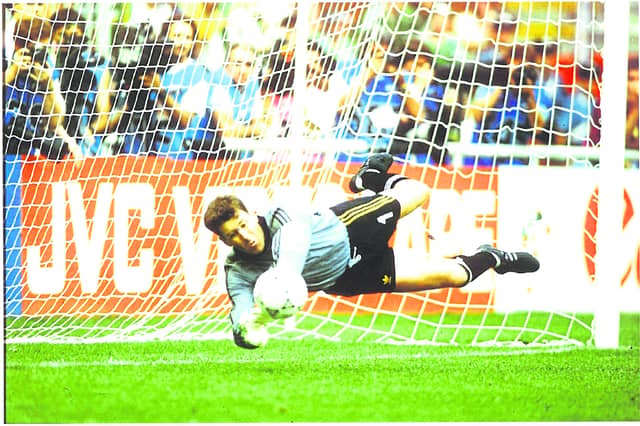 A new survey puts Packie Bonner's save from Daniel Timofte out in front as their all time favourite Irish moment ever