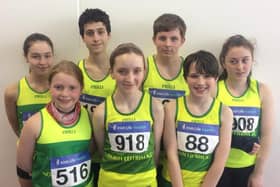 North Leitrim AC competitors who compete in the Irish Life Health Juvenile Indoors