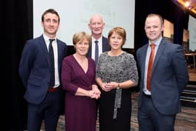 At the ‘Resilience in Sport, Lessons for Business’ talk last week in Dublin were David Herritty, Angela and Ann Downey, Brian Cody and Tommy Walsh