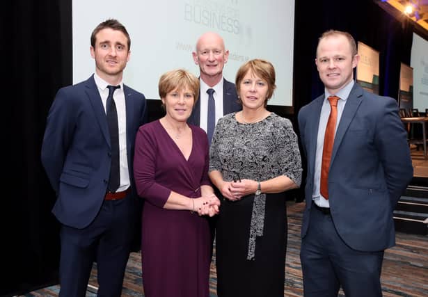 At the ‘Resilience in Sport, Lessons for Business’ talk last week in Dublin were David Herritty, Angela and Ann Downey, Brian Cody and Tommy Walsh