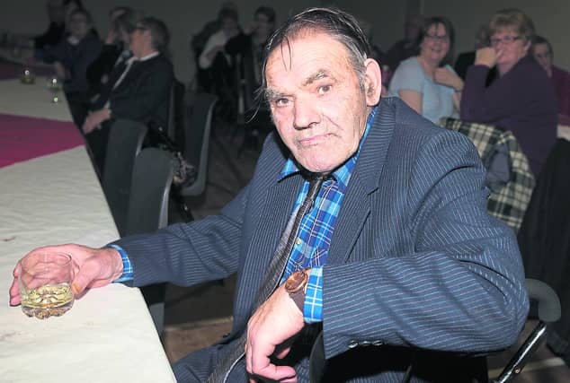 The late Jack Callaghan, at the Abbeyleix Senior Citizens dinner in 2017. Photo Alf Harvey