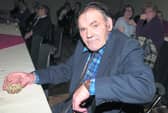 The late Jack Callaghan, at the Abbeyleix Senior Citizens dinner in 2017. Photo Alf Harvey