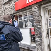 Gardaí at the scene