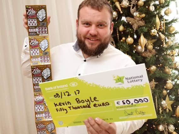 The winner - Kevin Boyle from Aghacashel. Pic. Mac Innes Photography.