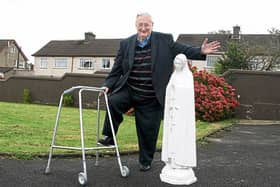 Des Fitzgerald believes he received a miracle cure after buying a statue of Our Lady Pictures: Adrian Butler
