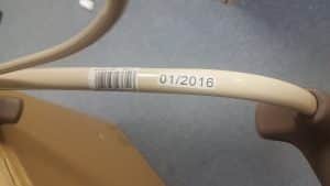 Only bouncers with a batch date of 12/2015 onwards and with a barcode ending in 843611-3 are affected by this recall. The codes are on the lower supporting frame.