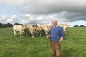 Paddy Donnelly on his farm at Balrath, Co Westmeath
