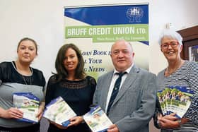 Lorraine Hartigan, Marie Hogan, Gerard Hehir, and Anne Walsh. The Bruff Credit Union friendly team are always available to help their members
