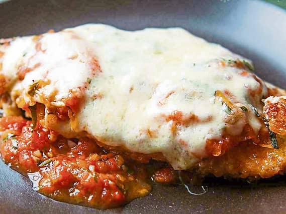 This Chicken Parmesan is one of Gingergirl's favourite dinners; plus it doesn't take a lot of time to pull off