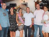 Triplet James, Laura Brown, triplet Maria Quinlan, Owen Kavanagh, Fedamore and final triplet Catherine Kiely with husband Ger Picture: Gareth Williams