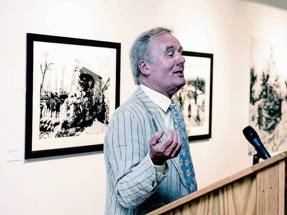 Kevin Myers, pictured here opening an exhibition in the Hunt Museum two years ago, has withdrawn from the Civic Trust's panel of talks Picture: Keith Wiseman