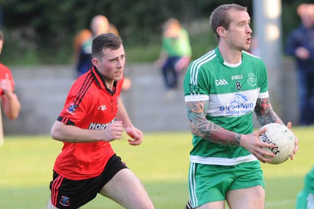 In fact, it was almost a carbon copy of that game as wonderful points from Conor Grogan, Cathal Grogan (2), Evan White and Keenan helped the Pats into a 0-5 to 0-2 lead after 11 minutes.