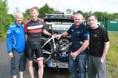Mick Fowell, Aidan Callaghan, Aidrian Wasson and Paul Doherty at the Donegal Atlantic Way Ultra Race. Callaghan finished an impressive second in the solo rider section.
