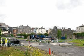 The 1.4 hectare site is bound to attract the attention of developers once the remediation process has been completed Pictures: Adrian Butler